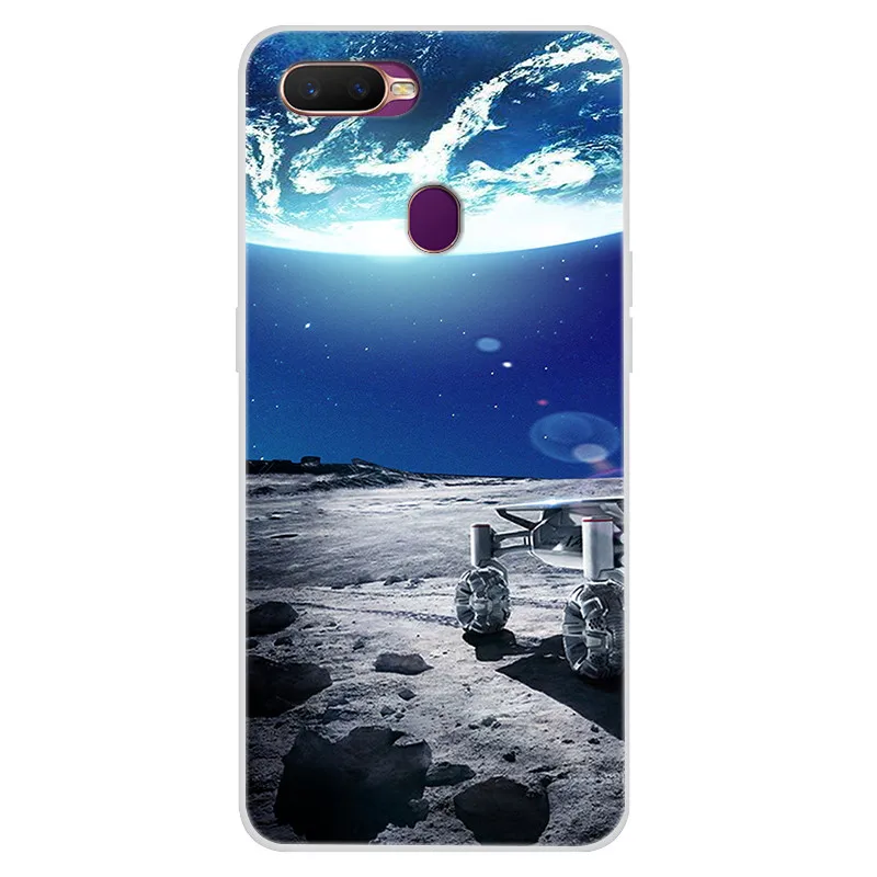 19 Силиконовый чехол для OPPO A7 Cover AX7 Soft Art Star Space Print Back чехол для OPPO A5S AX5S AX7 Pro A7 прозрачный чехол-бампер для телефона - Цвет: 19