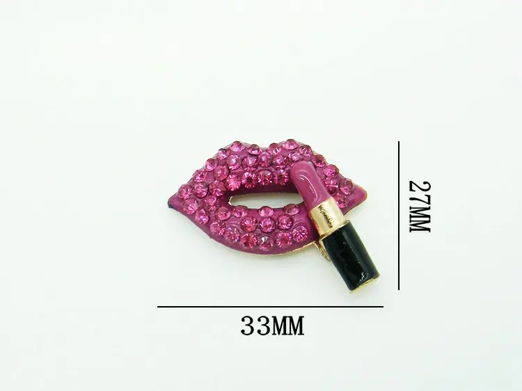 Корень 3 шт./упак. сексуальный рот губы Стразы компоненты ювелирных изделий DIY