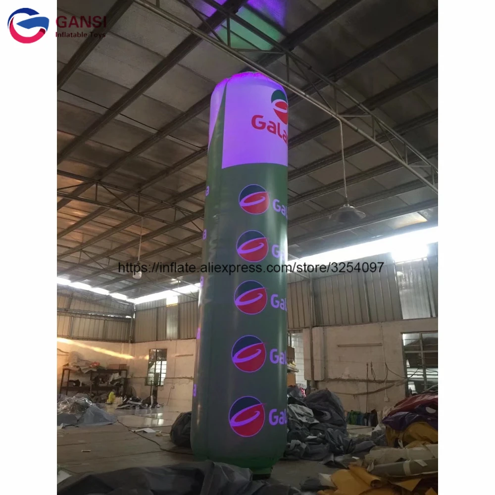 Надувная стойка для освещения событий 3 м надувная светодиодная колонна