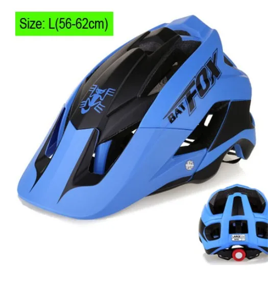 659 BATFOX Cycling Helmet Road Mountain Cycle Helmet Integrally-molded MTB Bike Helmet Ultralight Bicycle Helmet Casco Ciclismo - Цвет: 659