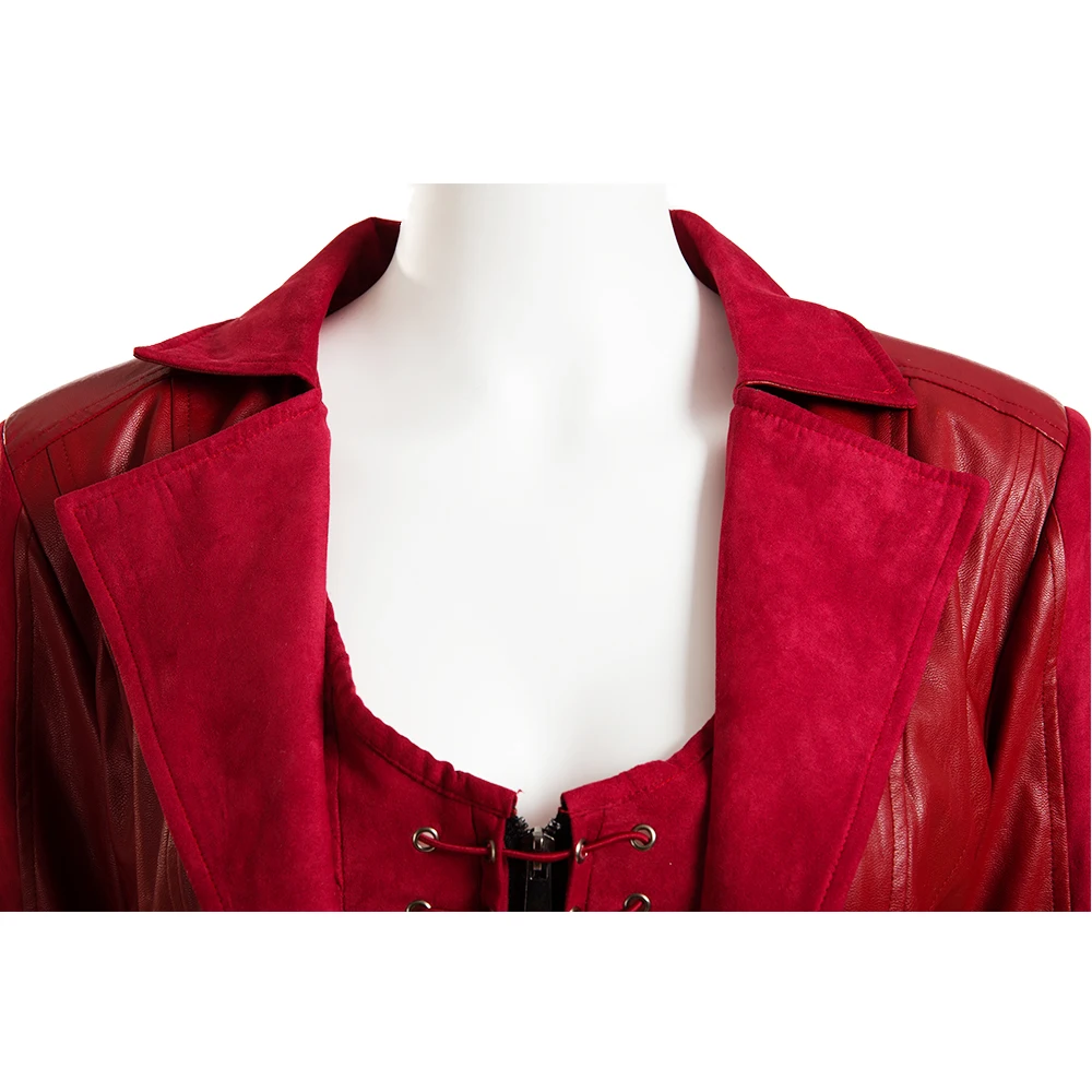 Качественный маскарадный костюм Алая ведьма Мстители эра Альтрона Ванда