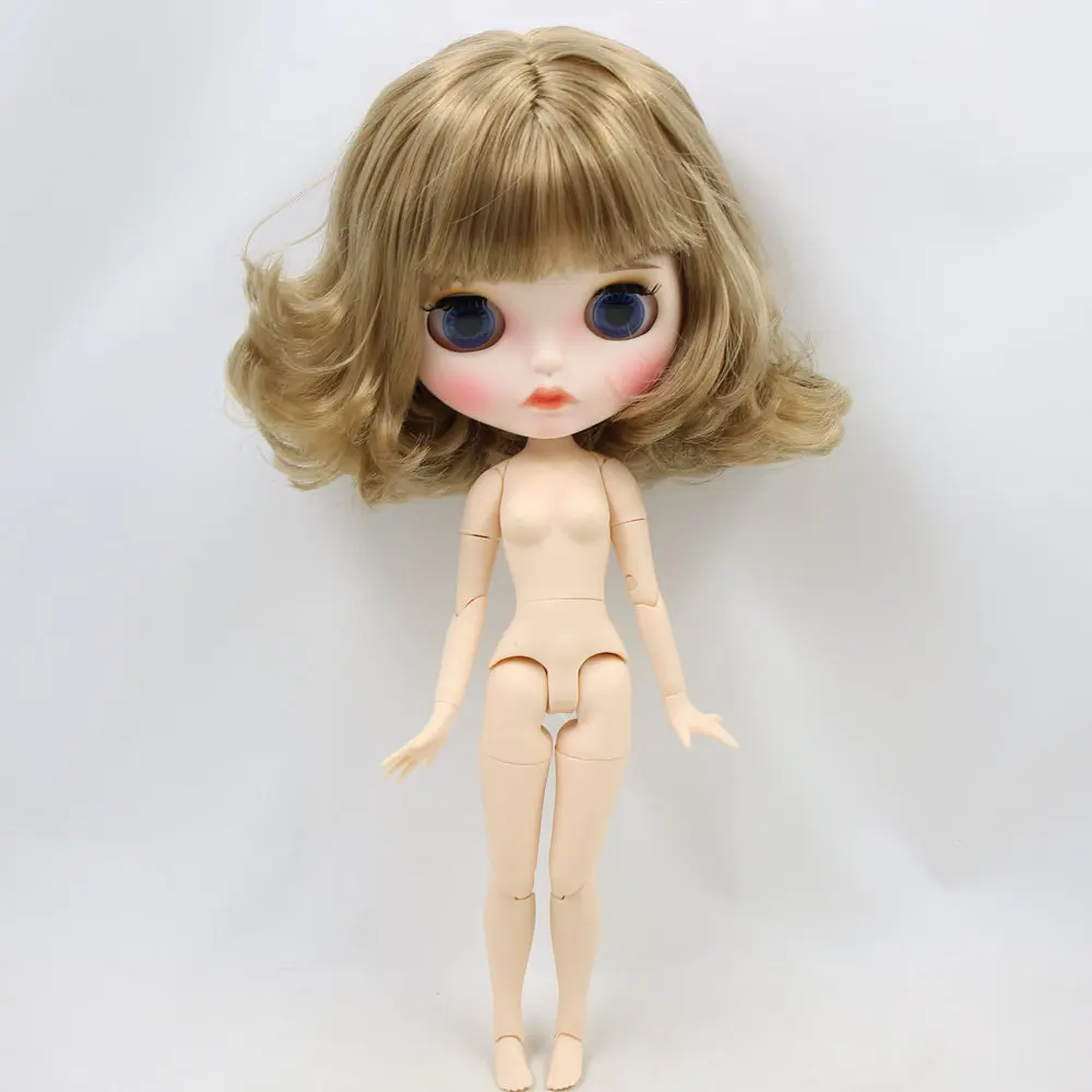 Кукла Blyth ICY DBS для No.BL3227 коричневые волосы резные губы матовое лицо с бровями