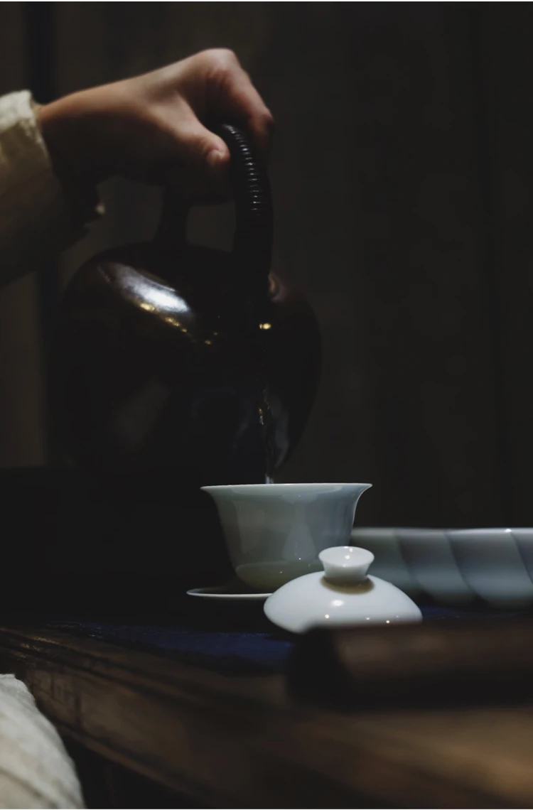 WIZAMONY китайский чайный набор кунг фу гайвань чайник чашки фарфоровая кружка