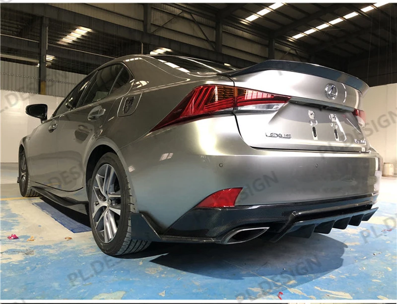 Реальные углеродного волокна багажник спойлер крыло для Lexus IS200 IS250 IS350 IS300 AWD/IS200T все модели- заднее крыло спойлера