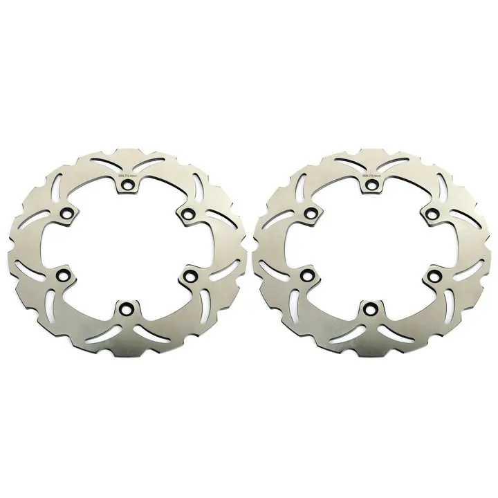 Silver BIKINGBOY передние тормозные диски роторы волна для HONDA CBR F 600 87-90 SuperSport 91-94 750 ураган 87-89 Superaero 87 - Цвет: Silver