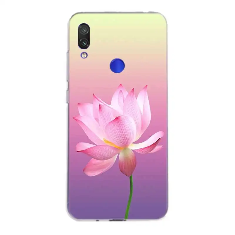 Чехол Lotus Flower для Xiaomi redmi Note 7 Pro 6 5 4 чехол Xiomi Redmi 4A 4X Plus 5A 6A силиконовый |