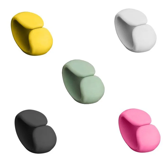 4 шт красочные защитный кабель Winder Органайзер для передачи данных линия