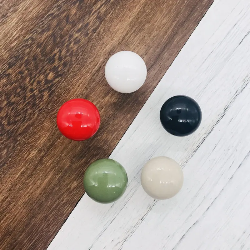 Миниатюрные Керамические ручки диаметром 22 мм редкие с ручной росписью для