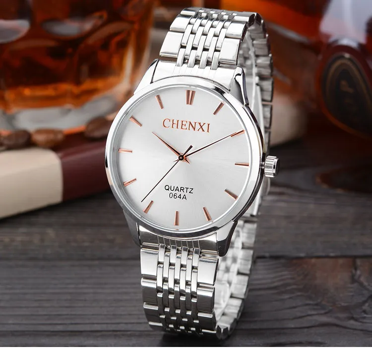 Часы наручные CHENXI Мужские кварцевые известные оригинальные брендовые деловые