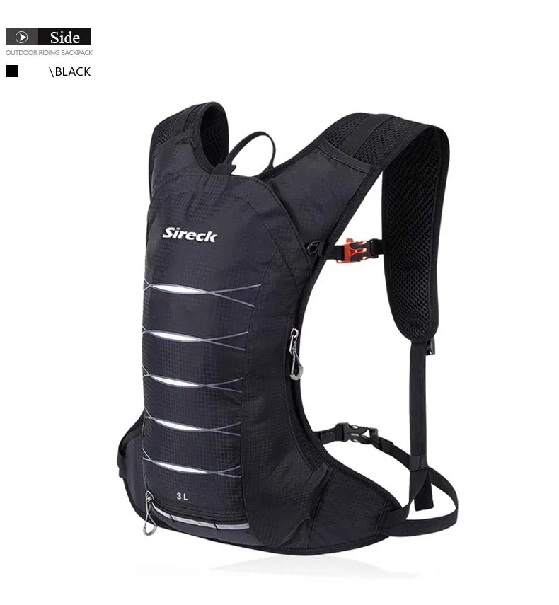 Sireck 3L Открытый походный рюкзак 2L сумка для воды спортивная гидратация пакет для альпинизма пешего туризма бегущий велосипед велосипедный водный рюкзак мочевой пузырь