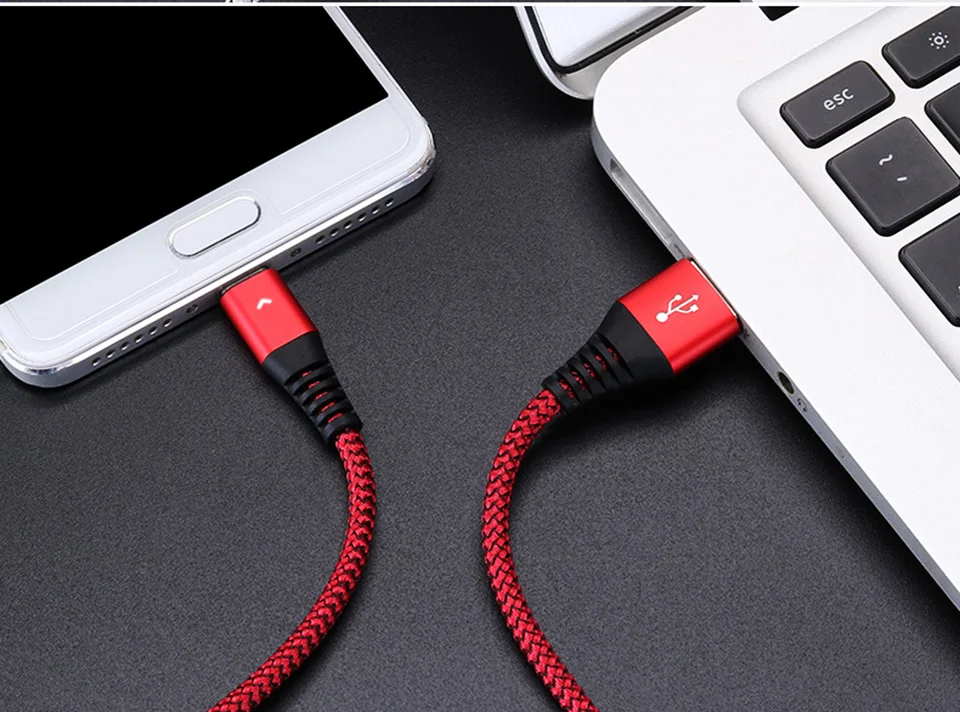 2 м микро Usb быстрая зарядка кабель Кабо 2.4A Usb Micro для Xiaomi Redmi 8 8A 7 7A Nokia Asus LG W30 30 см короткий Внешний Аккумулятор кабель