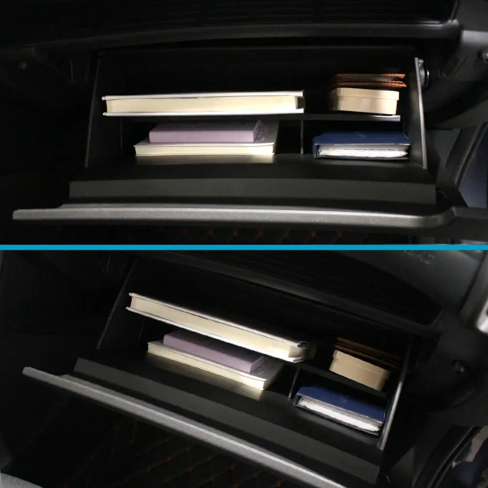 Smabee Car Glove Box Interval Storage Box For Hyundai ix35 Interior Accessories Console Tidying Storage Box