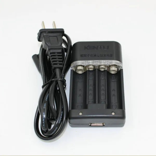 4 перезаряжаемых литий полимерных ионных литиевых аккумулятора 1 5 в AA +