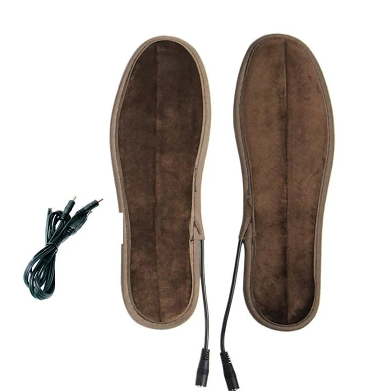 

MSTMF Winter Warming USB Electric Powered Heated Insoles For Shoes Boots Keep Feet Warm New heated insole for men women