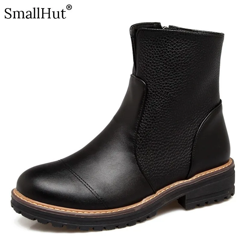 Ботильоны на низком квадратном каблуке женская модная обувь молнии сезон осень