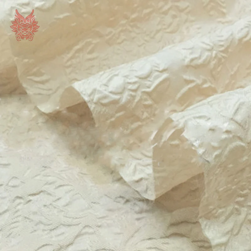 4 вида цветов американский стиль 3D Роза рельефная жаккардовая ткань для лета и