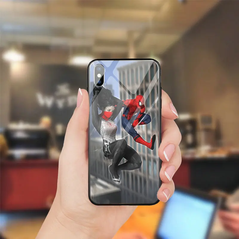 Модные Гвен Стейси Паук девушка для Iphone 5 5s SE 6 S 7 8 Plus X XR XS Max сумки Тоторо