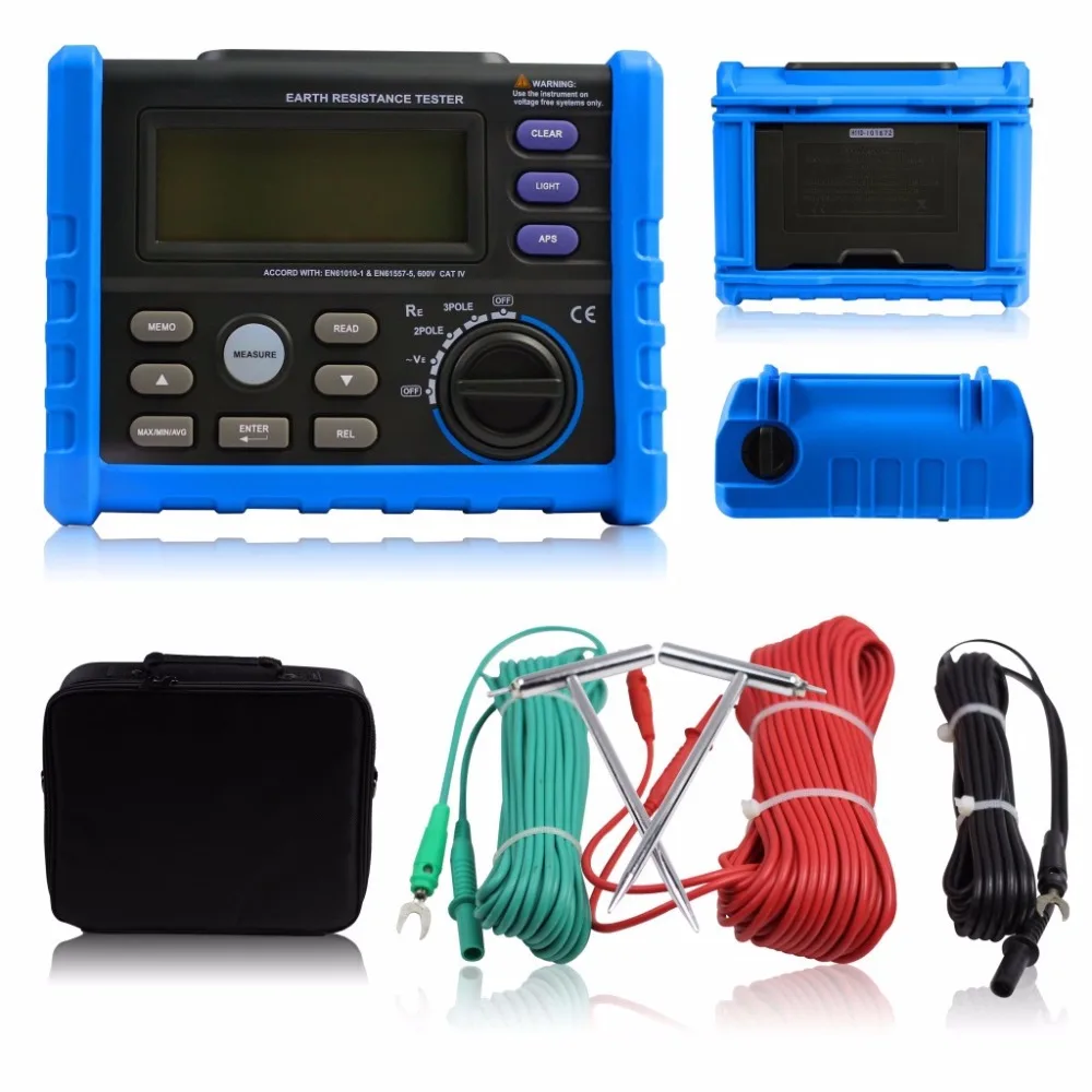 Профессиональный цифровой Стандартный тестер напряжения 0 ~ 4K Ом|earth resistance|resistance