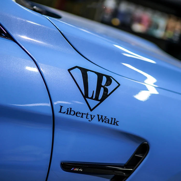 2x Авто Стайлинг виниловая лента Кузова Боковая дверь Стикеры наклейка для фунтов