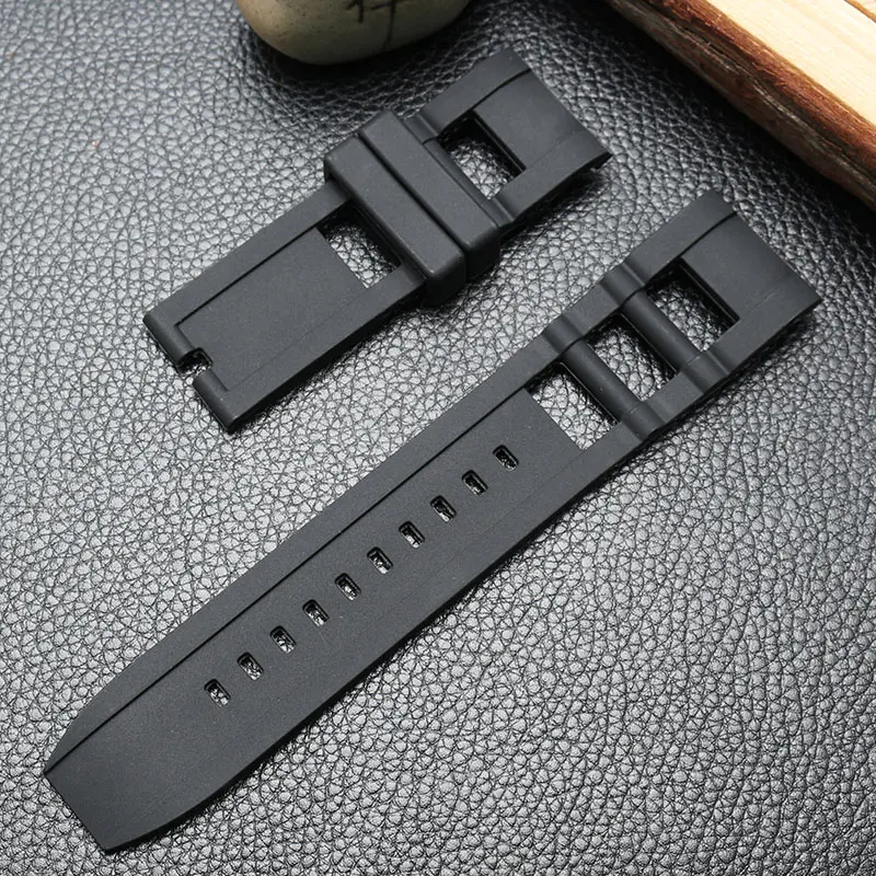 Оптовая продажа черный силиконовый ремешок специально для Invicta мужские часы