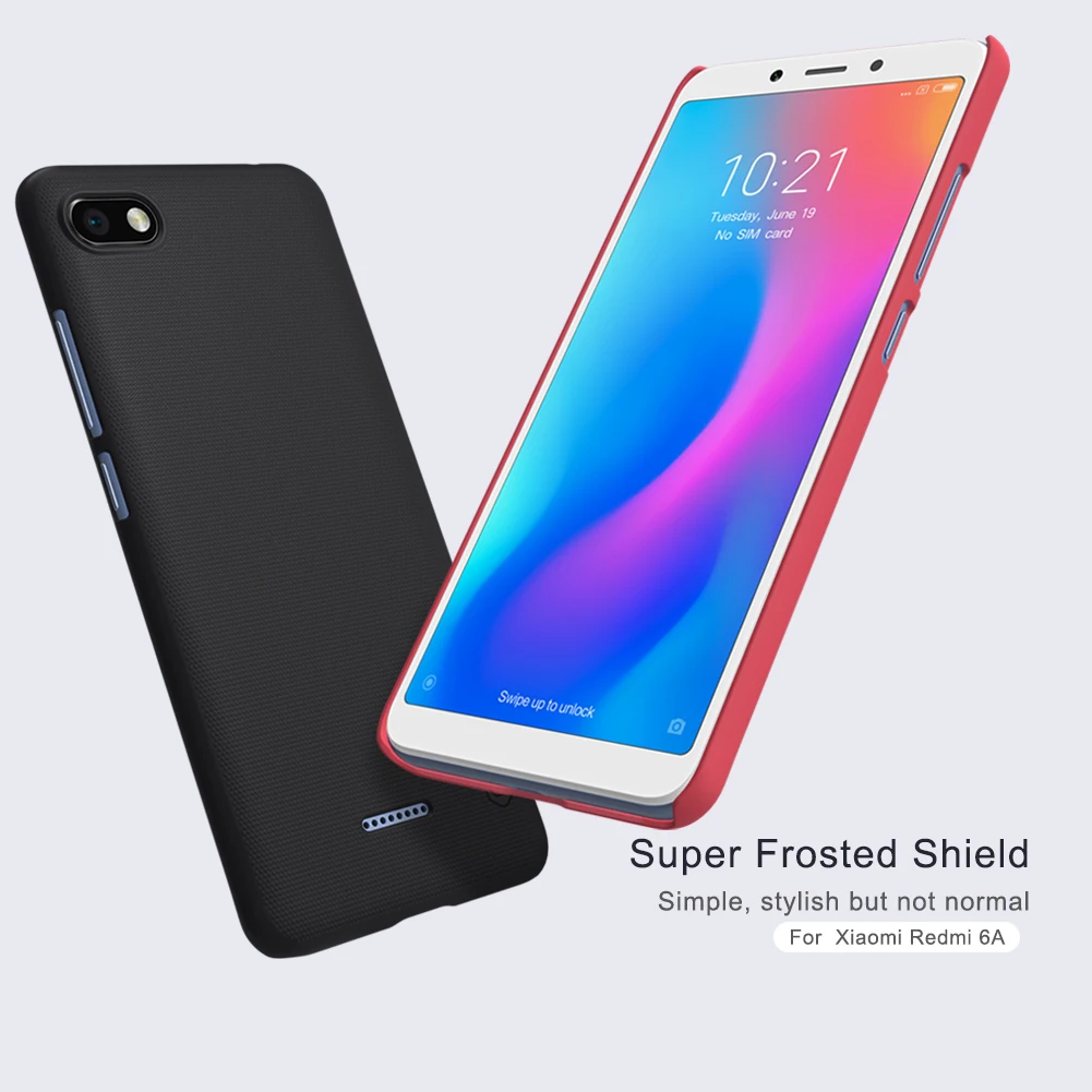 Чехол Nillkin для Xiaomi Redmi 6A матовый жесткий пластиковый защитный чехол-накладка
