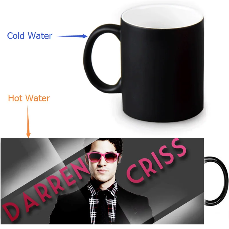 Подарок на день рождения кофейные кружки Darren Criss кружка заказ меняющая цвет