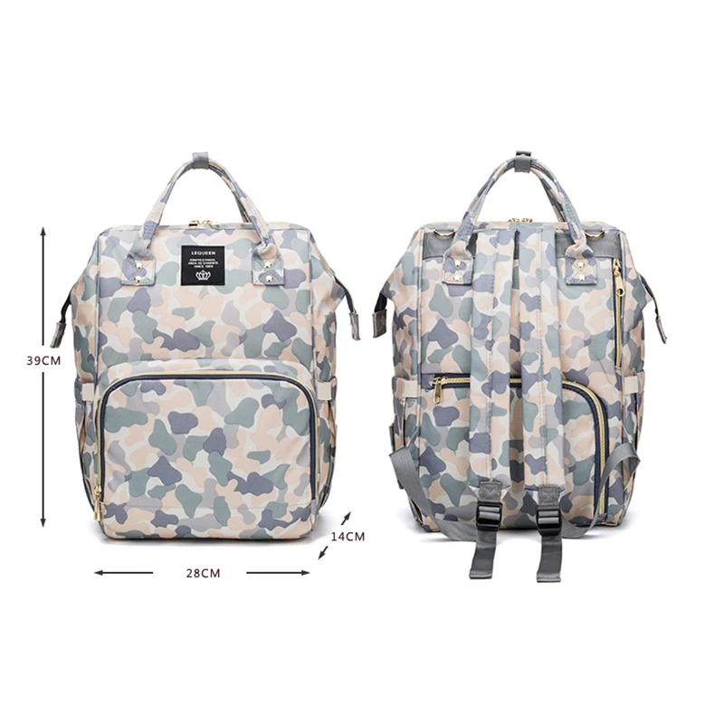 Брендовая модная сумка для подгузников мам вместительная модный дорожный рюкзак