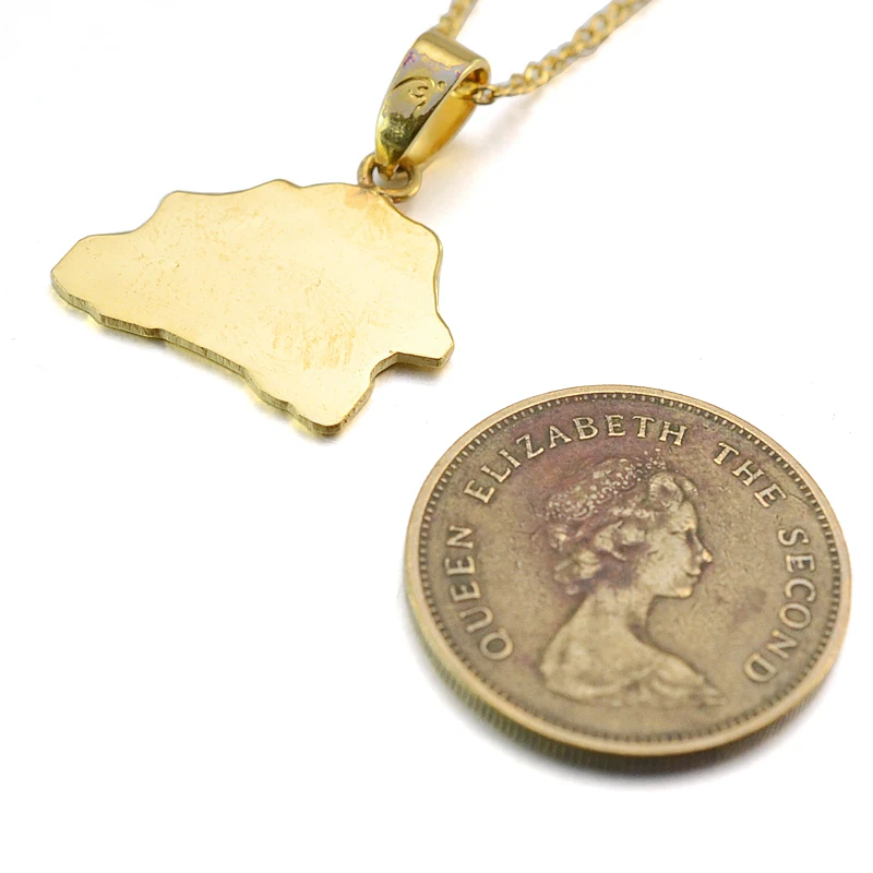 Ожерелье с подвеской в виде карты Сенегала|pendant necklace|necklace necklacemap pendant necklace |