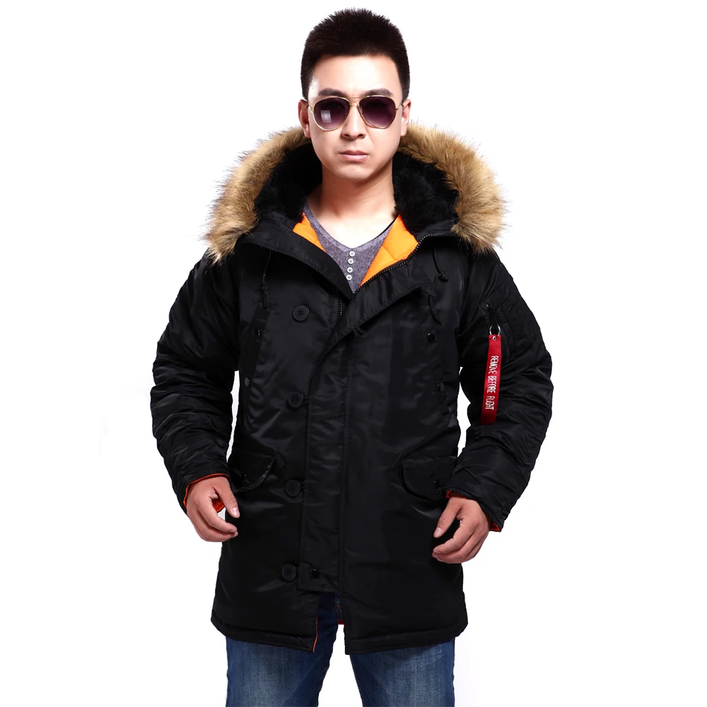 

New seibertron N3B/N-3B Slim fit Parka Military Coats Winter Coat Army Clothing jacket Camping Hiking Down