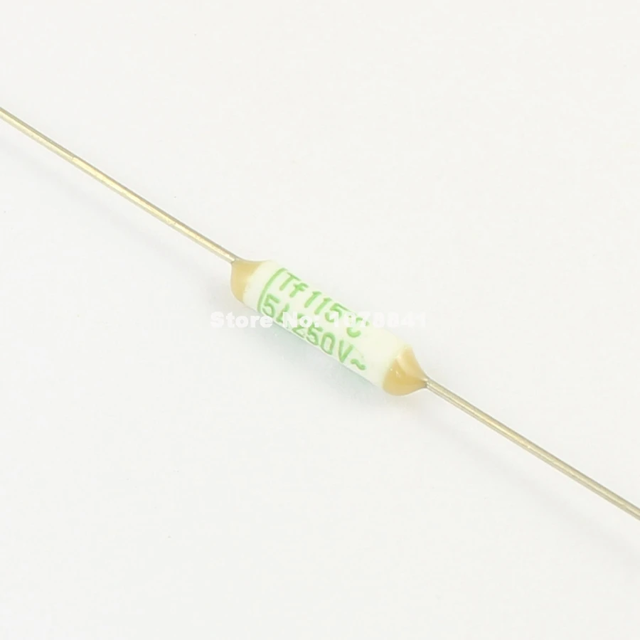 100 шт. микротемпературный Термопредохранитель 115 градусов TF выключение 250 В 5 А |