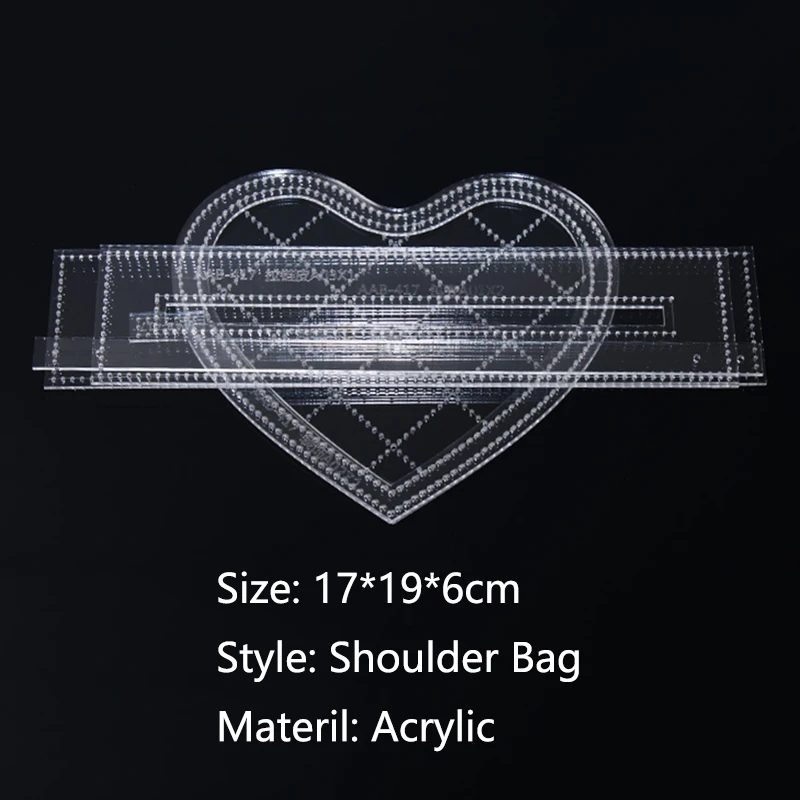 1 комплект Кожа ремесло Дамская Мода Сумка через плечо с красиво очерченной