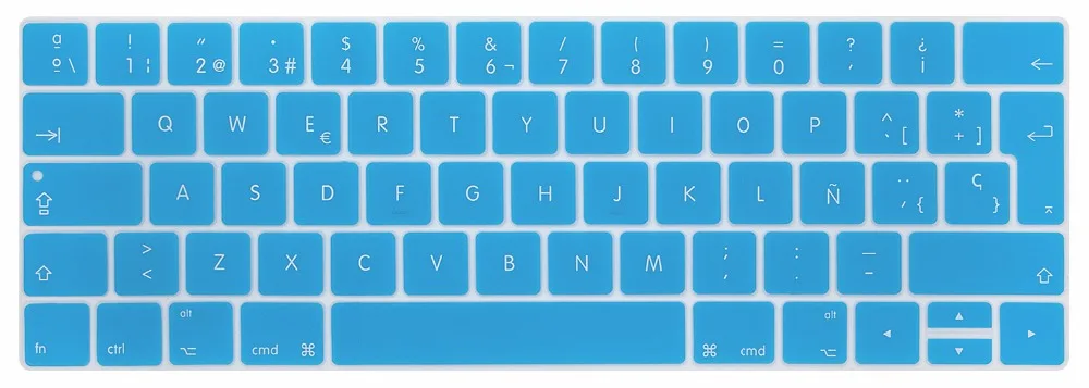 Европейская раскладка испанская клавиатура чехол для нового Macbook Pro 13 15 дюймов с сенсорной панелью A1706 A1707 A1989 A1990 силиконовая защитная кожа