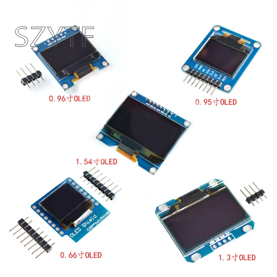 0 91/0 96/1 3 дюймов синий белый IIC Связь модуль oled дисплея/ЖК дисплей экран