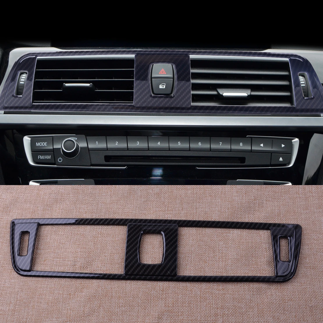 CITALL Автомобильный Центральный Вентиляционный Выход рамка Крышка отделка из