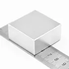 1 шт. Блок 40x40x20 мм50x50x30 мм супер мощный сильный редкоземельный блок NdFeB магнит Неодимовый N52 магниты