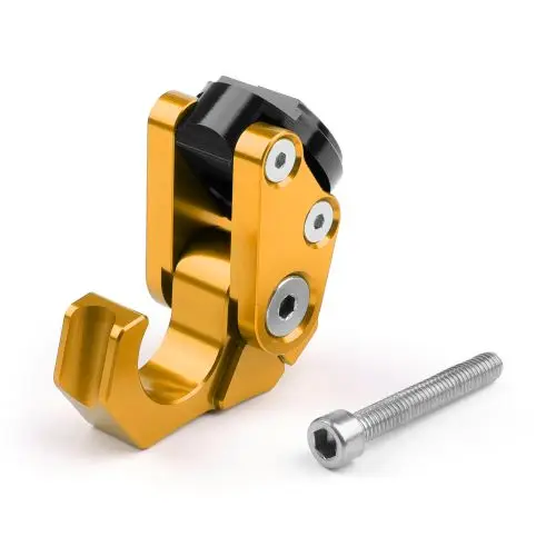Gold Areyourshop шлем вешалка для бутылок держатель CNC Алюминиевые крючки из сплава M6 для Yamaha NMAX 155 NMAX155 RC150 для Honda Scoopy - Цвет: Gold