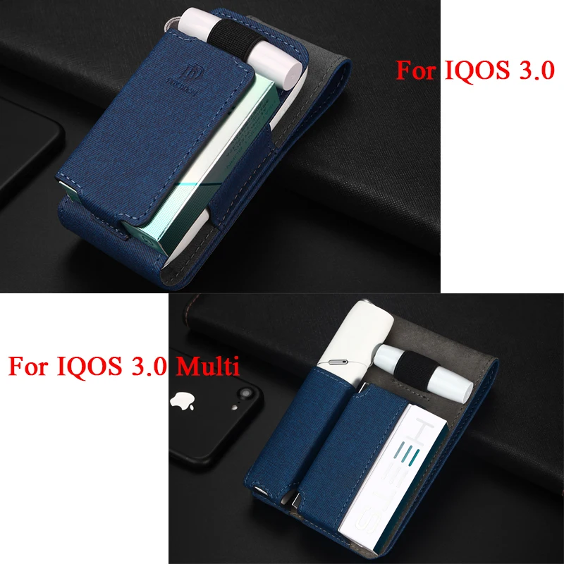 Роскошный кожаный портативный чехол для IQOS 3 Bag 0 мульти защитный сигарет сумка