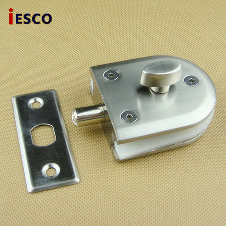 

Zinc alloy glass glass door bolt lock central door lock door lock button with glass door