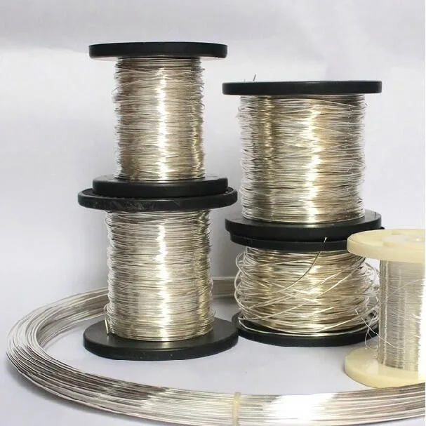 1 мм DIY Аутентичные 9999 чистоты круглые Silve провода струны Модные Ювелирные компоненты ручной работы Бисероплетение