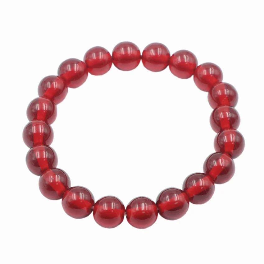 Браслет унисекс из бусин буддистский искусственного пчелиного воска 8 мм 10