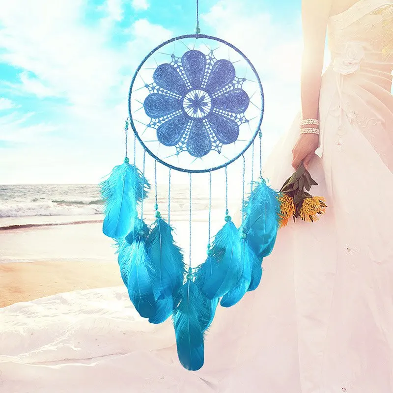 3 вида цветов Ловец снов традиционный ручной работы Индийский стиль фестиваль и