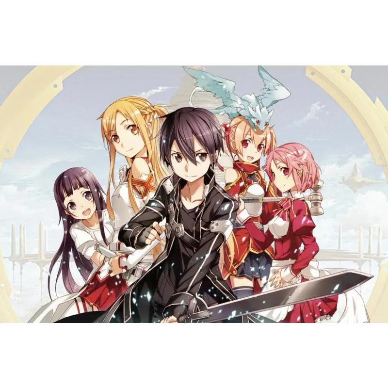 Home декоративный меч искусство онлайн холст ткань тканевый плакат индивидуальная