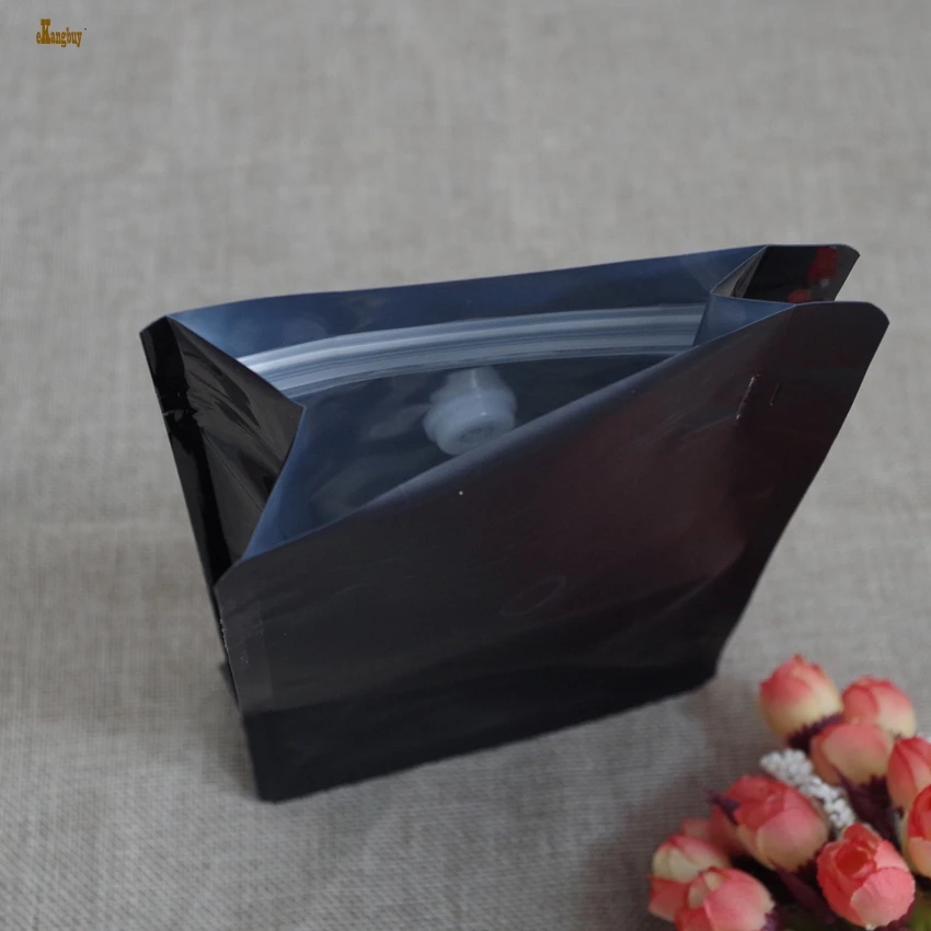 10pcs / lot 1 2pound 19.5x12cm Матовая ламинированная алюминиевая фольга запайки мешок Кофе в