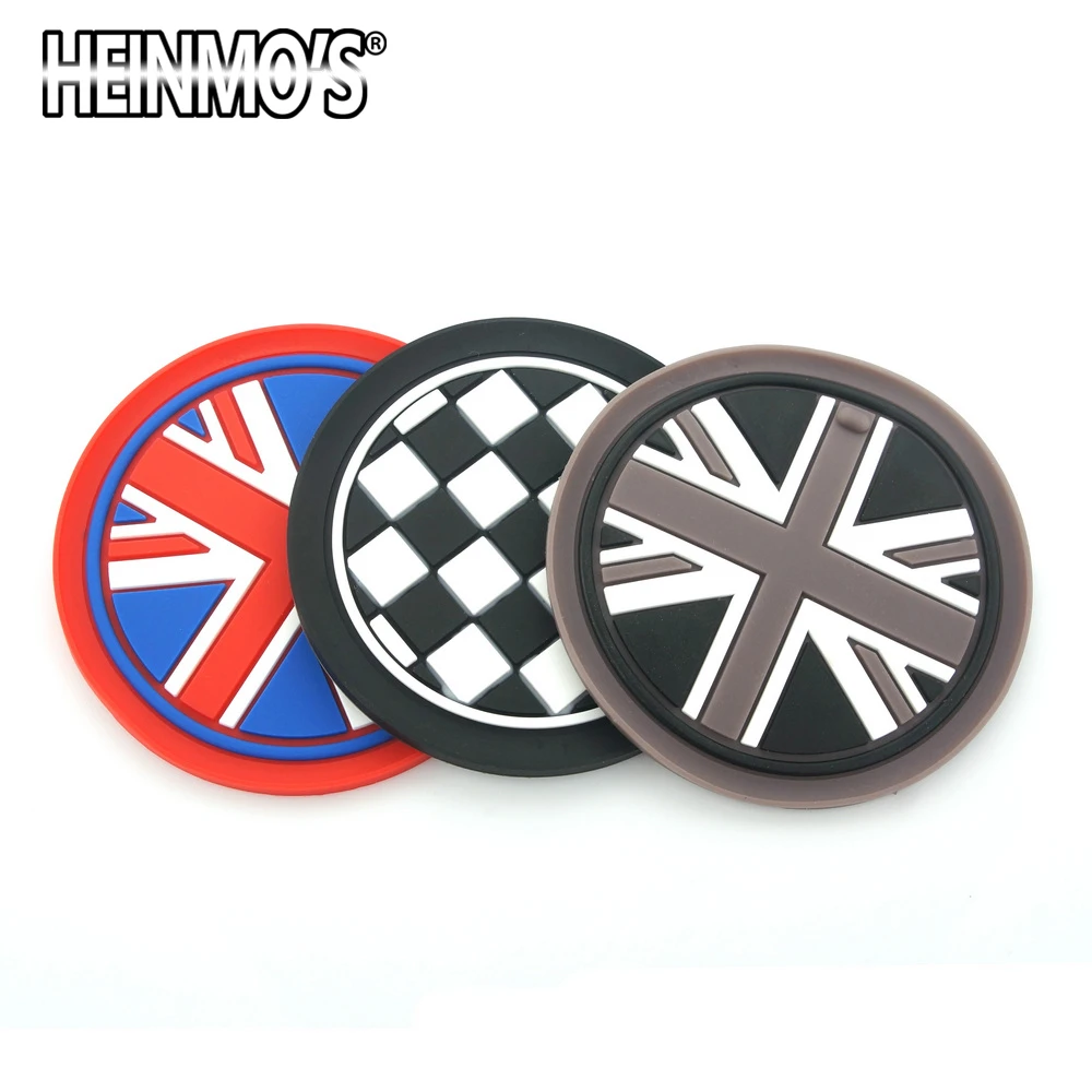 Для MINI Cooper S One Clubman Countryman R50 R53 R55 R56 R60 автомобильные наклейки аксессуары держатель стакана воды коврик для MINI F56 F54 F60