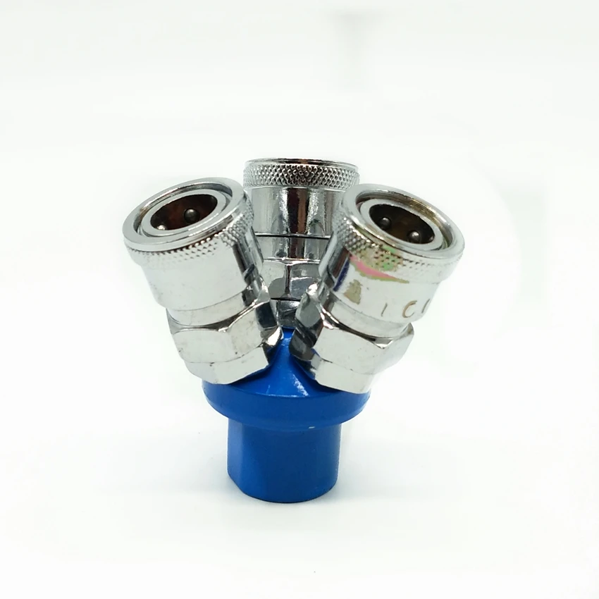SMV 2 Way G1/4'' Pneumatic Air Quick Connecting Coupler SMY 3 Hose Socket Connector | Обустройство дома