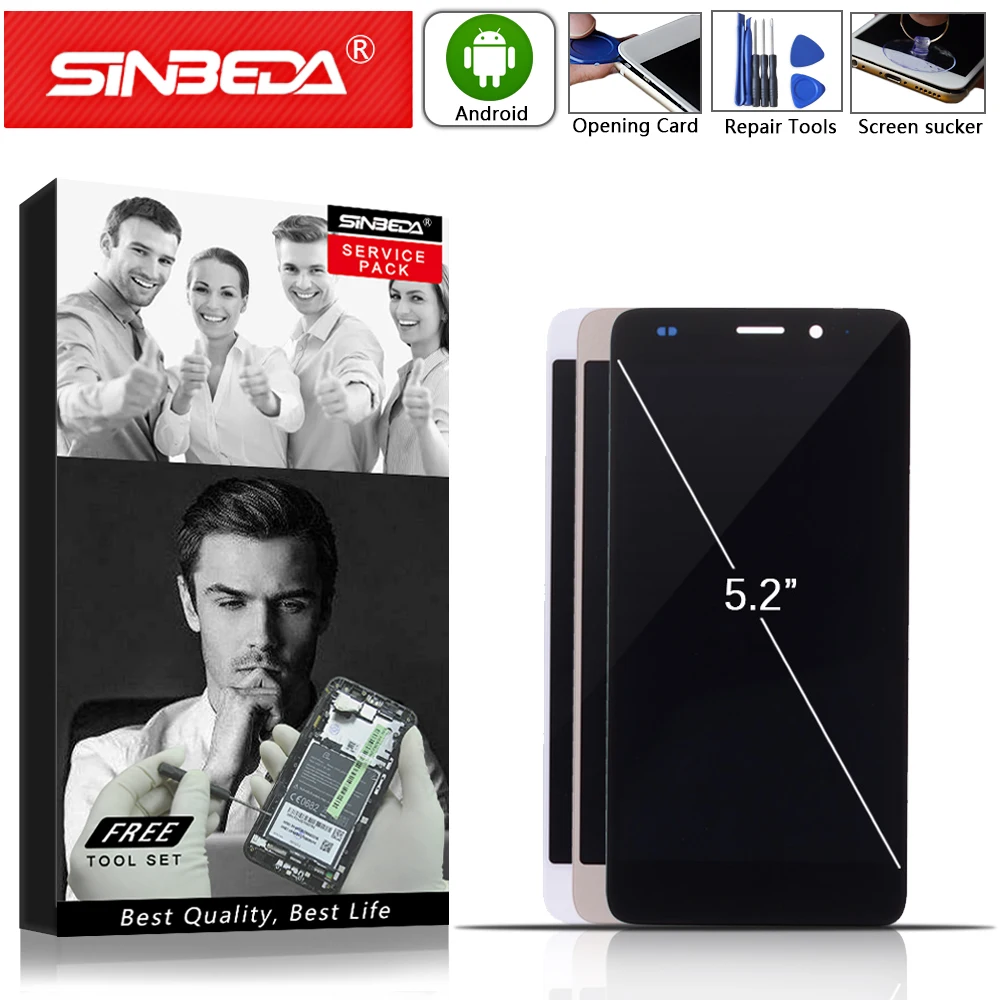 Оригинальный ЖК экран 5 2 дюйма для HUAWEI Honor 5C сенсорный с рамкой дигитайзер 7 Lite