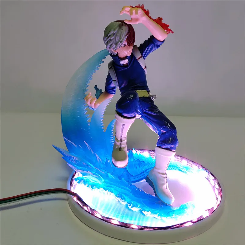 Светодиодный светильник My Hero academic Todoroki Shoto аниме сделай сам лампа для украшения