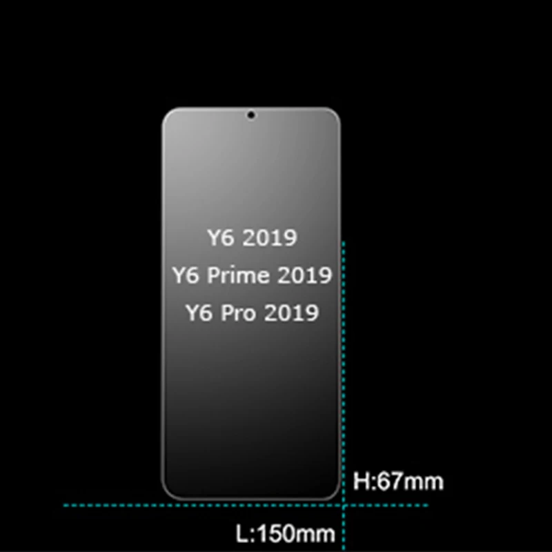 Y6 2019 Закаленное стекло для huawei Y5 Y6 Y7 Y9 Prime защита экрана Защитное стекло для huawei Y5 Y6 Y7 Pro стекло - Цвет: Y6 2019