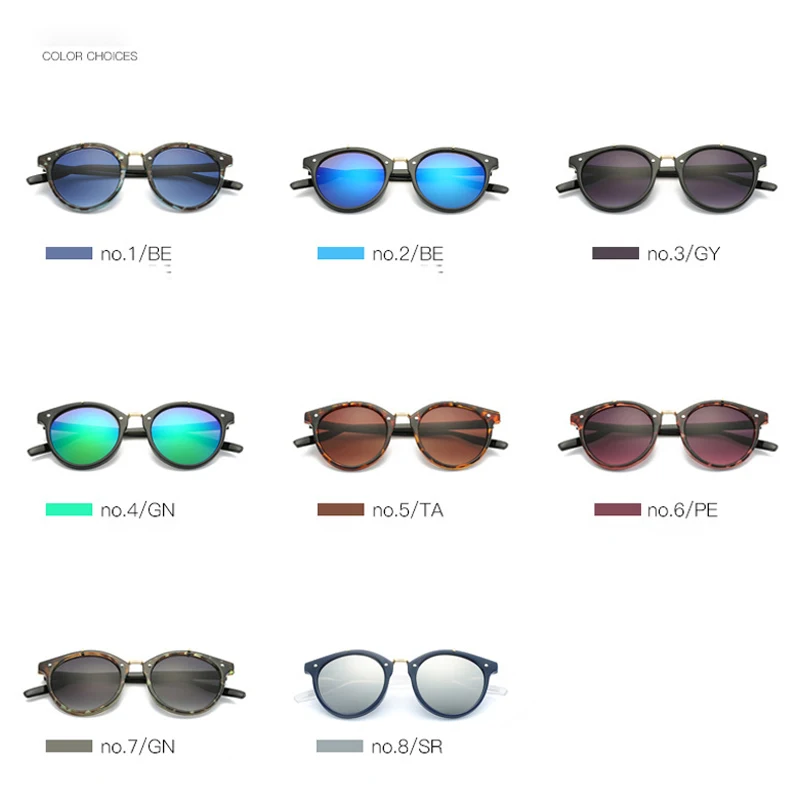 AORON роскошные круглые солнцезащитные очки для женщин, фирменный дизайн, кошачий глаз, Ретро стиль, без оправы, зеркальные солнцезащитные очки для женщин, zonnebril dames