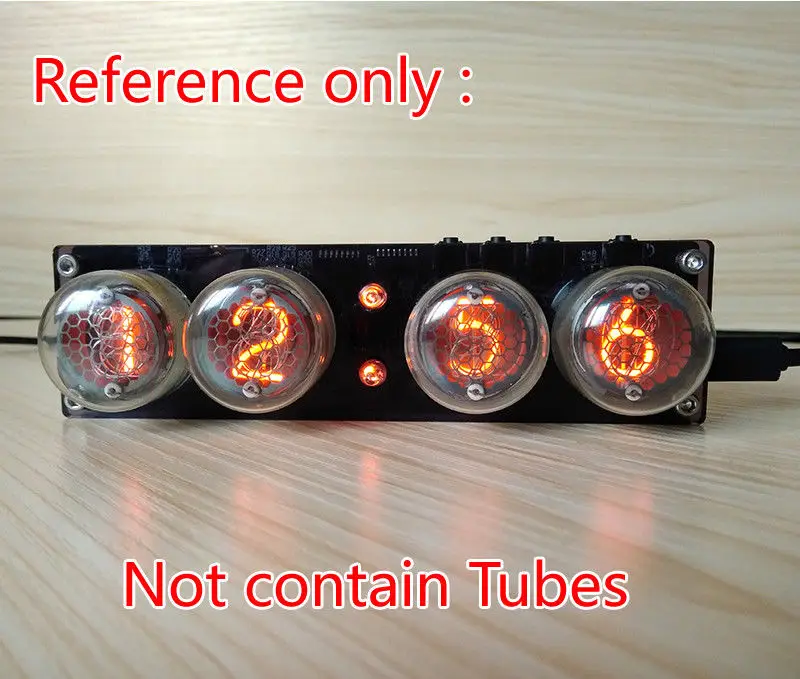 Цифровые трубчатые часы Nixie 5 В винтажные настольные ZM1020 от до 170 в с модулем
